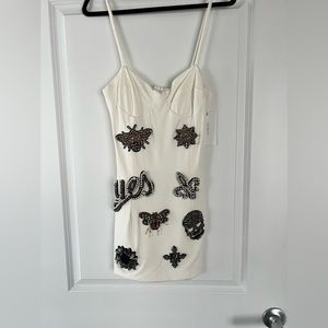 white embellished dress